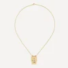 Marie Lichtenberg Necklaces|Necklaces^18ct Gold Love You Spinning Scapular Pendant Necklace