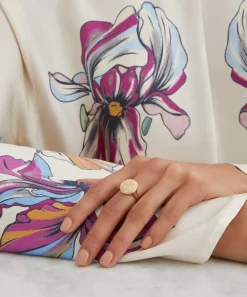 Liberty Rings|Rings^9ct Gold Mabelle Flower Signet Ring