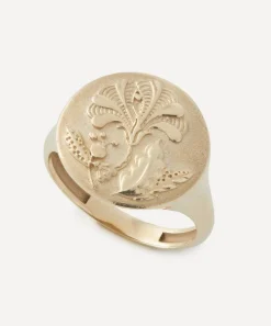 Liberty Rings|Rings^9ct Gold Mabelle Flower Signet Ring