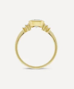 Dinny Hall Rings|Rings^18ct Gold Mila Aquamarine and Diamond Ring