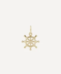 Liberty Charms & Pendants|Charms & Pendants^9ct Gold Nautical Helm Pendant