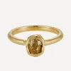 Ellis Mhairi Cameron Rings|Rings^14ct Gold Oval Deep Lemon Diamond Engagement Ring