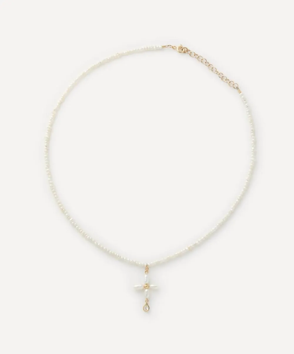 Pascale Monvoisin Necklaces^9ct Gold Palerme N°2 Pearl Choker Necklace