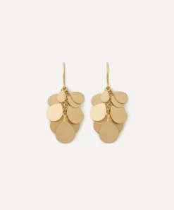 Sia Taylor Earrings|Earrings^18ct Gold Petals Drop Earrings