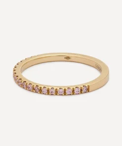 Liberty Rings|Rings^9ct Gold Pink Sapphire Rainbow Ring