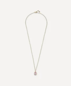 Mateo Necklaces|Necklaces^14ct Gold Pink Topaz Pendant Necklace