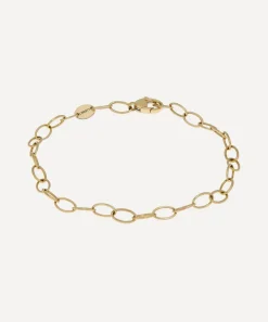 Liberty Bracelets|Bracelets^9ct Gold Plain 19cm Link Chain Bracelet