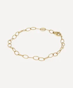 Liberty Bracelets|Bracelets^9ct Gold Plain 19cm Link Chain Bracelet