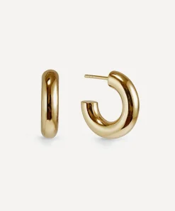 Otiumberg Earrings^14ct Gold Plated Vermeil Silver Mini Chunky Hoop Earrings