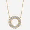Astley Clarke Necklaces^14ct Gold Plated Vermeil Silver Asteri Diamond Loop Necklace