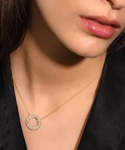 Astley Clarke Necklaces^14ct Gold Plated Vermeil Silver Asteri Diamond Loop Necklace