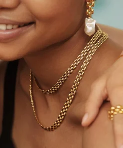 Monica Vinader Necklaces^18ct Gold Plated Vermeil Silver Heirloom Chain Necklace