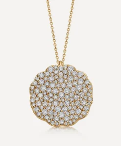 Astley Clarke Charms & Pendants|Necklaces^14ct Gold Plated Vermeil Silver Asteri Large Diamond Locket Necklace