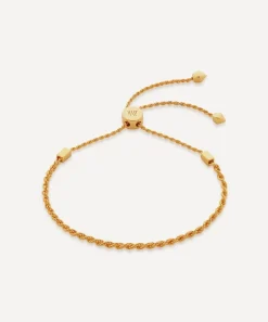Monica Vinader Bracelets^18ct Gold Plated Vermeil Silver Corda Fine Chain Friendship Bracelet