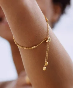 Monica Vinader Bracelets^18ct Gold Plated Vermeil Silver Corda Fine Chain Friendship Bracelet