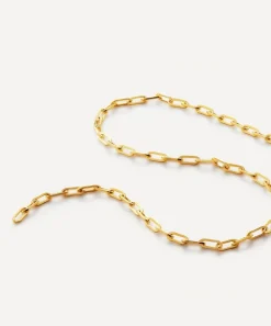 Monica Vinader Necklaces^18ct Gold Plated Vermeil Sterling Silver Mini Paperclip Chain Necklace