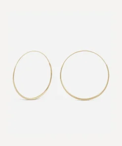 Dinny Hall Earrings^9ct Gold Queenie Hoop Earrings