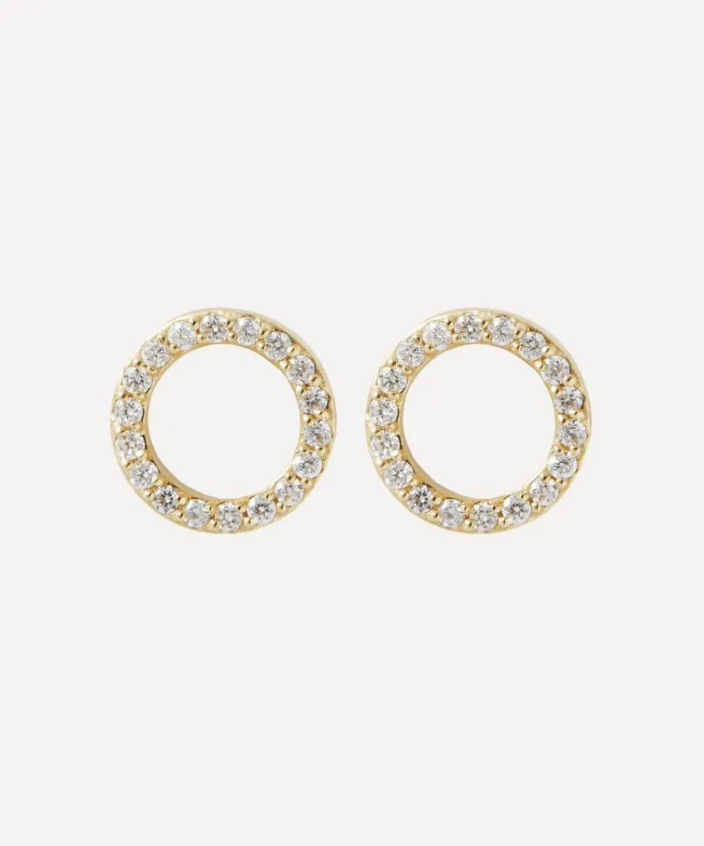 Liberty Earrings|Earrings^9ct Gold Rainbow Diamond Stud Earrings
