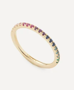 Liberty Rings|Rings^9ct Gold Rainbow Gemstone Ring