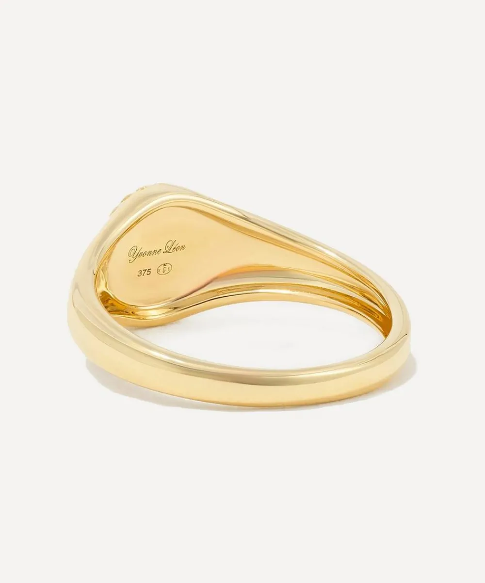 Yvonne Léon Rings|Rings^9ct Gold Red Agate Baby Oval Signet Ring
