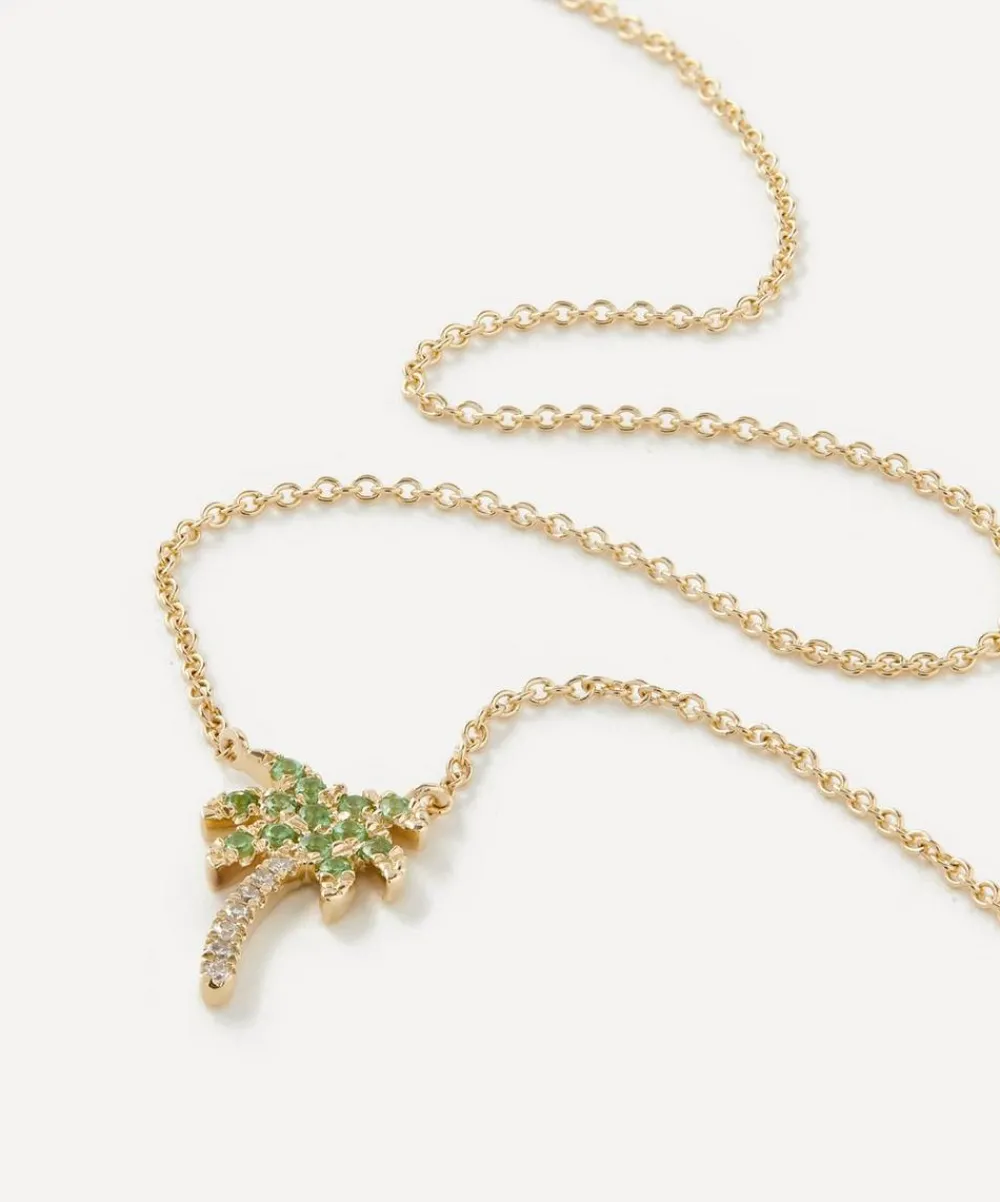Roxanne First Necklaces|Necklaces^14ct Gold Rocky’s Palm Tree Pendant Necklace