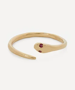 Seb Brown Rings|Rings^14ct Gold Ruby Serpent Ring