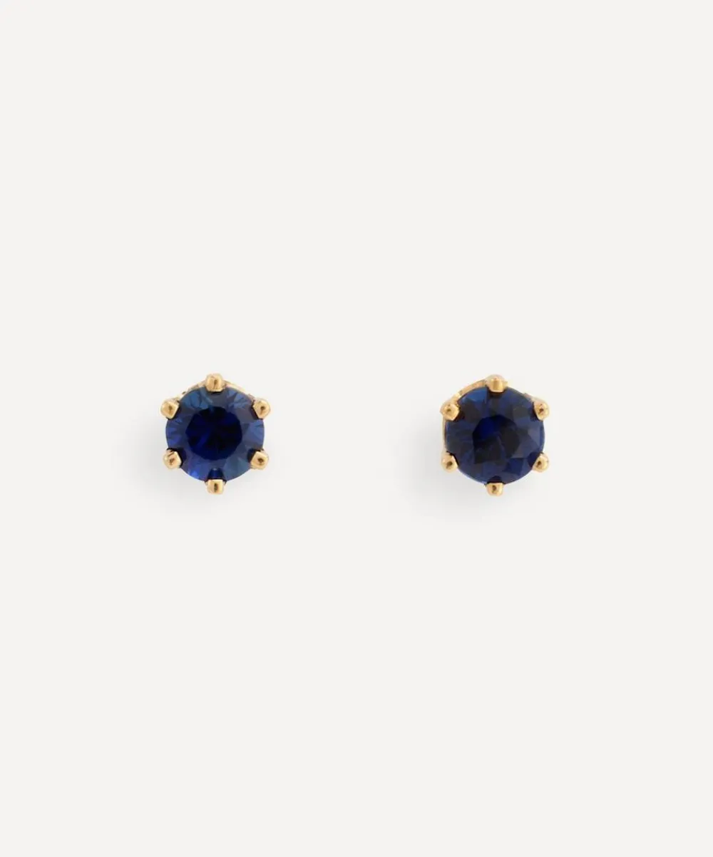 Satomi Kawakita Earrings|Earrings^18ct Gold Sapphire Stud Earrings