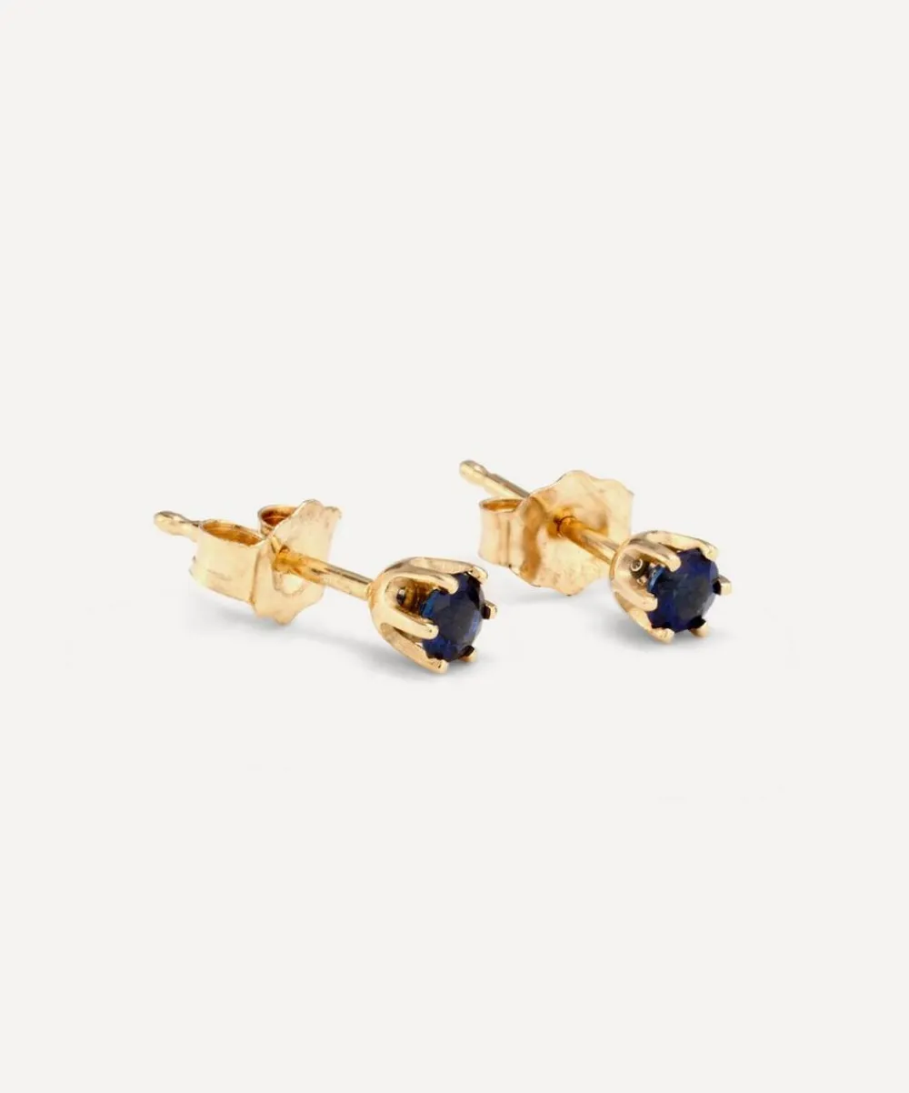 Satomi Kawakita Earrings|Earrings^18ct Gold Sapphire Stud Earrings