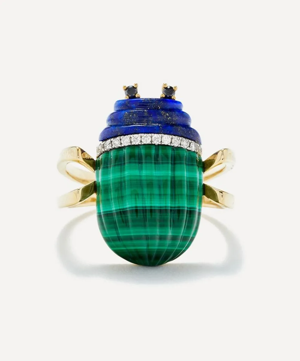Yvonne Léon Rings|Rings^9ct Gold Scarab Ring