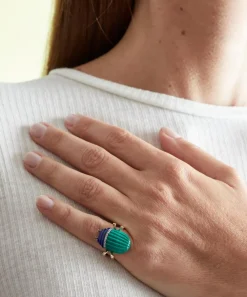 Yvonne Léon Rings|Rings^9ct Gold Scarab Ring