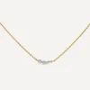 Dinny Hall Necklaces^9ct Gold Shuga Created Diamond Tapering Scoop Necklace