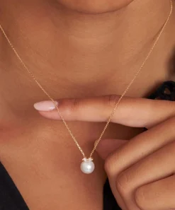 Dinny Hall Necklaces^14ct Gold Shuga Pearl and Diamond Pendant Necklace