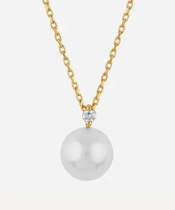 Dinny Hall Necklaces^14ct Gold Shuga Pearl and Diamond Pendant Necklace