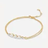 Dinny Hall Bracelets^9ct Gold Shuga Pearl and Diamond Bracelet