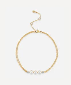 Dinny Hall Bracelets^9ct Gold Shuga Pearl and Diamond Bracelet
