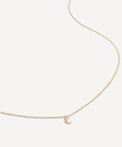 Monica Vinader Necklaces^14ct Gold Small C Initial Pendant Necklace