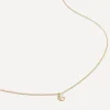 Monica Vinader Necklaces^14ct Gold Small G Initial Pendant Necklace