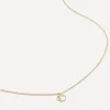 Monica Vinader Necklaces^14ct Gold Small O Initial Pendant Necklace