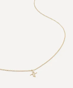 Monica Vinader Necklaces^14ct Gold Small Y Initial Pendant Necklace