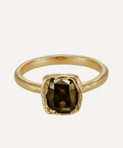 Ellis Mhairi Cameron Rings|Rings^14ct Gold Soft Green Diamond Engagement Ring