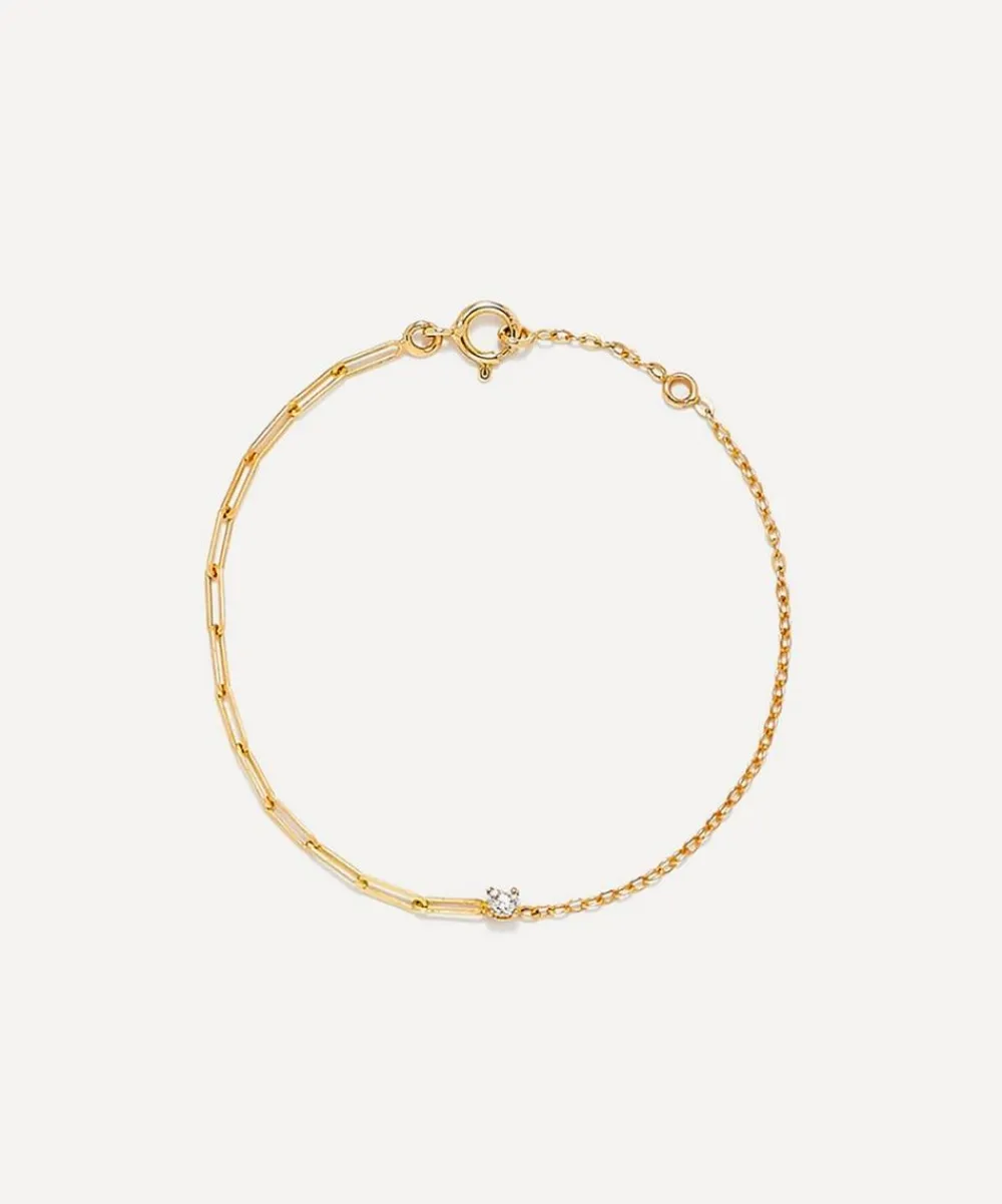 Yvonne Léon Bracelets|Bracelets^18ct Gold Solitaire Diamond Bracelet