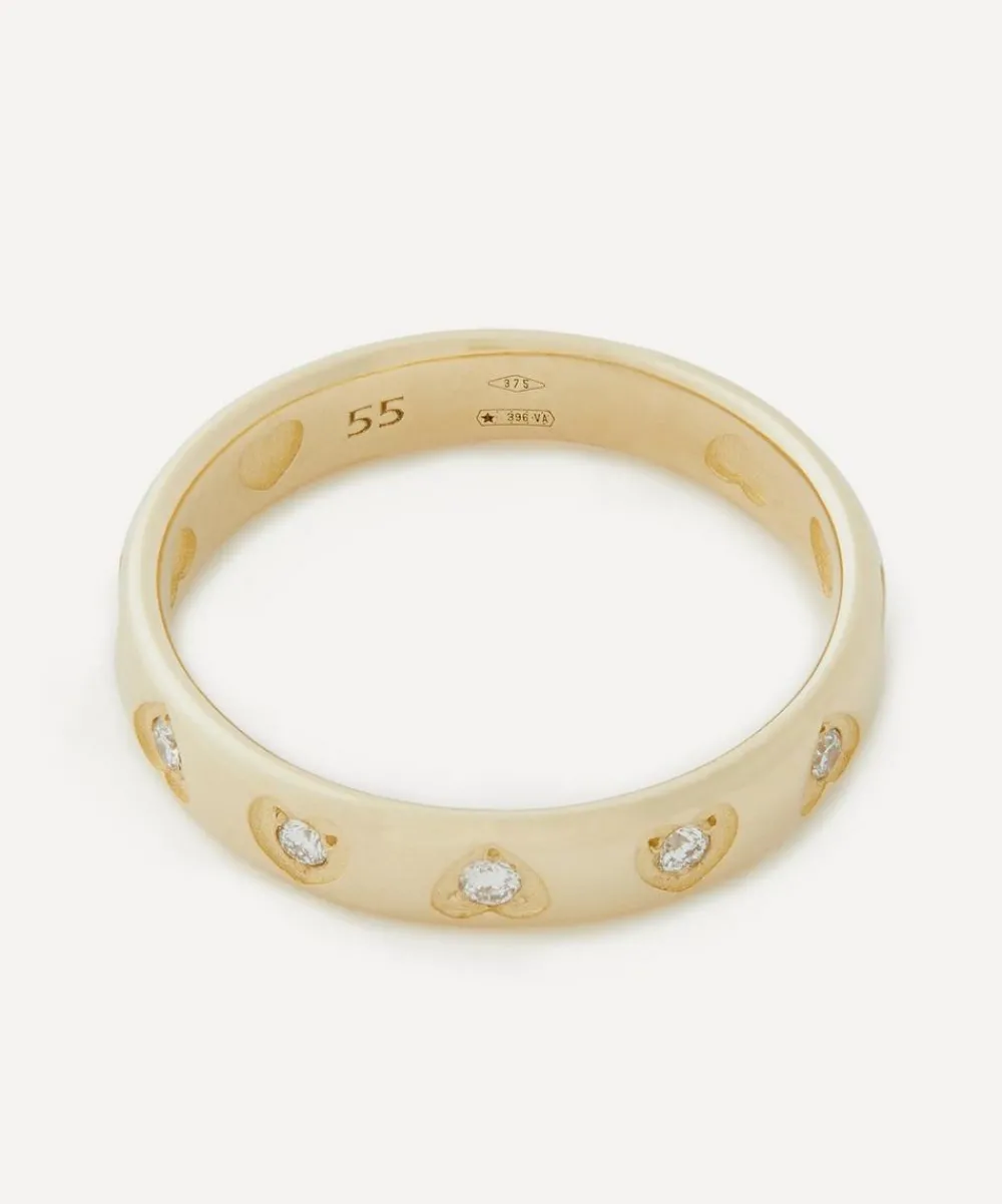 Liberty Rings|Rings^9ct Gold Spring Love Diamond Ring