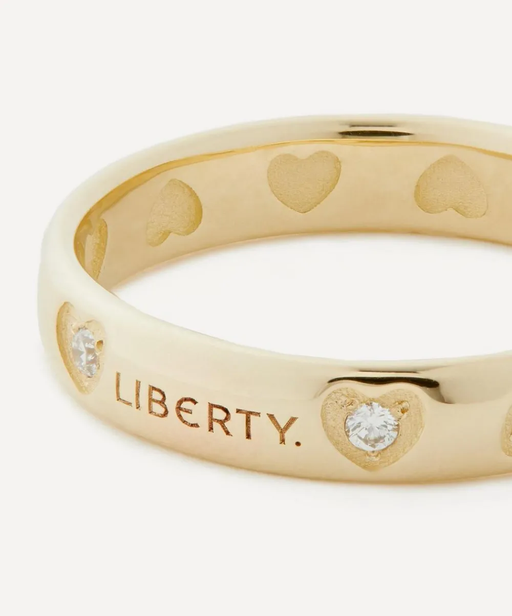 Liberty Rings|Rings^9ct Gold Spring Love Diamond Ring