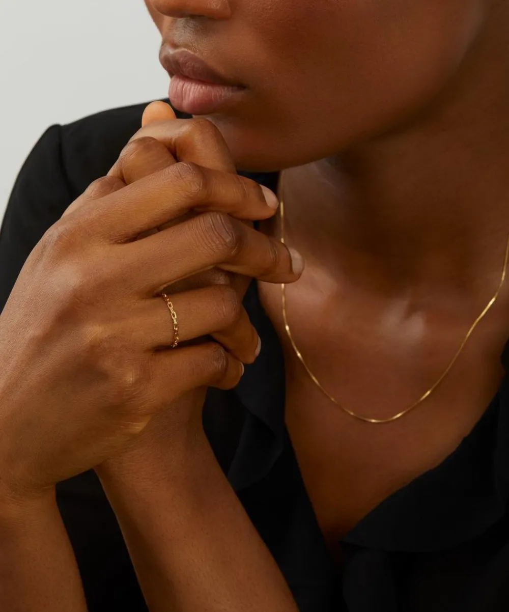 Satomi Kawakita Rings|Rings^18ct Gold Stella Chain Ring
