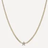 Roxanne First Necklaces^14ct Gold Super Duper Diamond Star Pendant Necklace