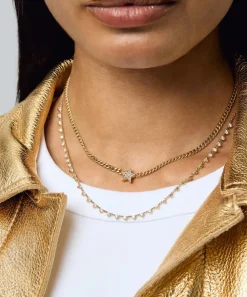Roxanne First Necklaces^14ct Gold Super Duper Diamond Star Pendant Necklace