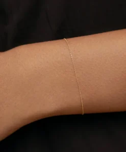 Monica Vinader Bracelets^14ct Gold Super Fine Chain Bracelet