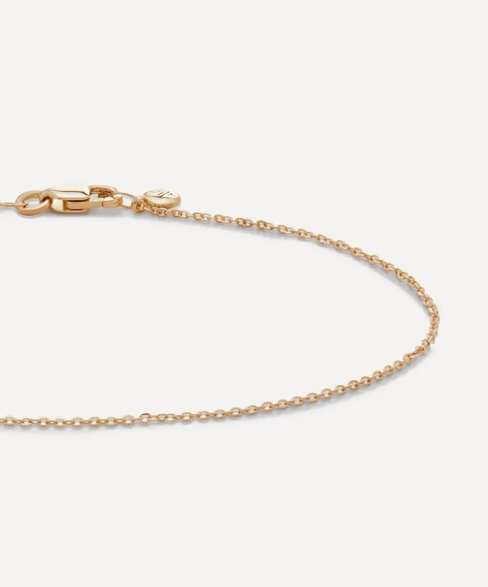 Monica Vinader Bracelets^14ct Gold Super Fine Chain Bracelet