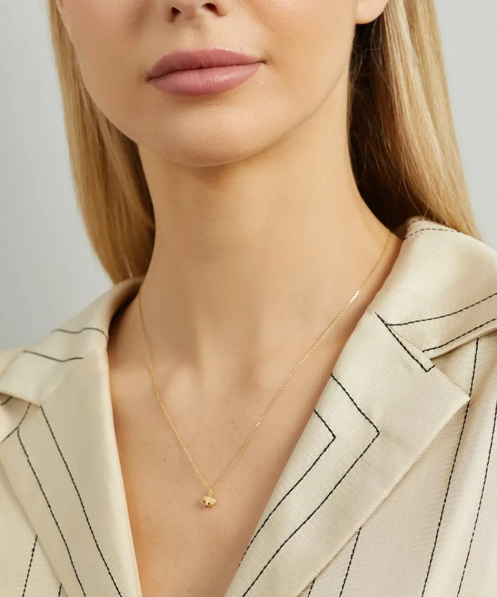 Alex Monroe Necklaces^18ct Gold Teeny Tiny Elephant Pendant Necklace