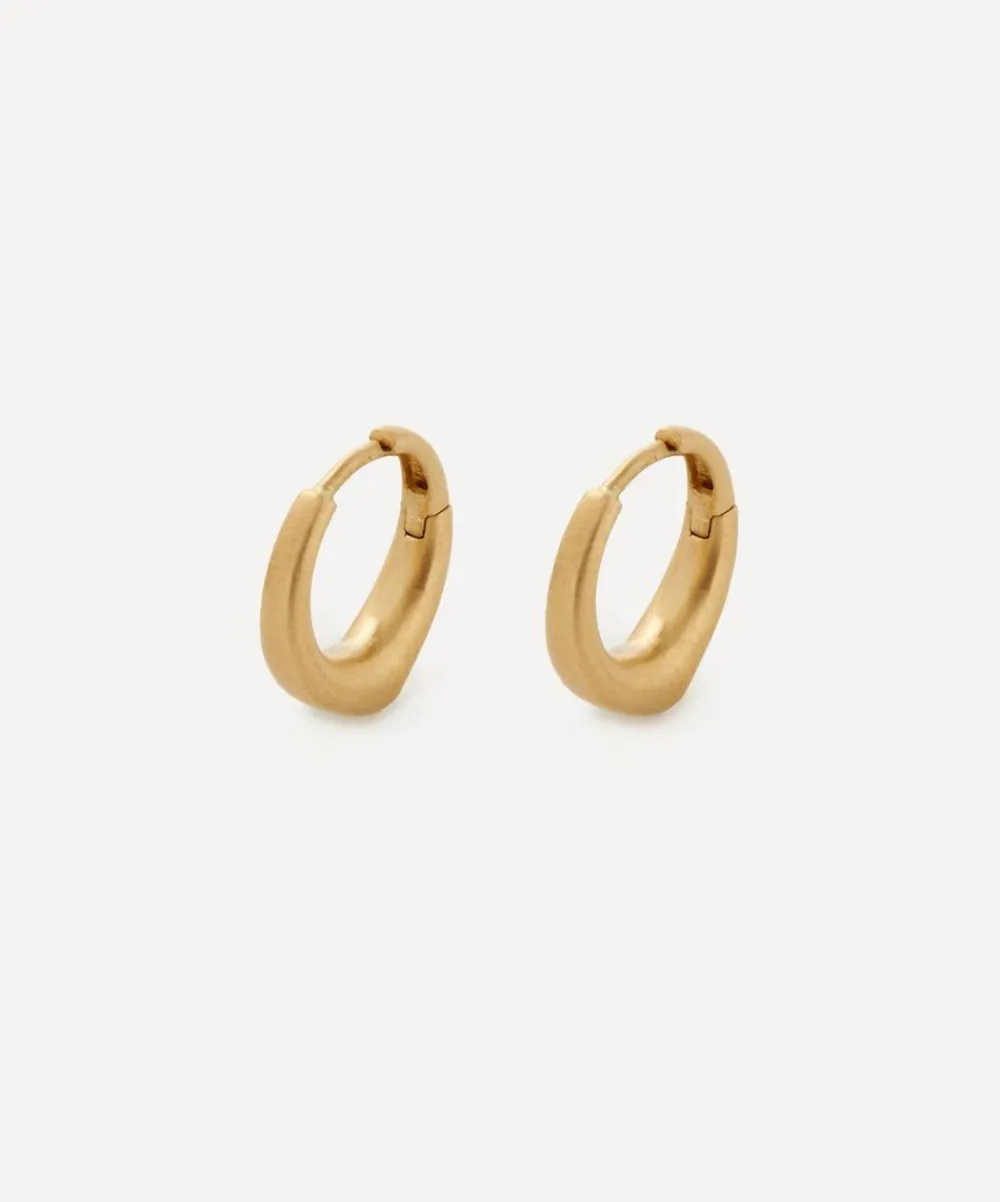 Nada Ghazal Earrings|Earrings^18ct Gold The Arch Pure Huggie Hoop Earrings